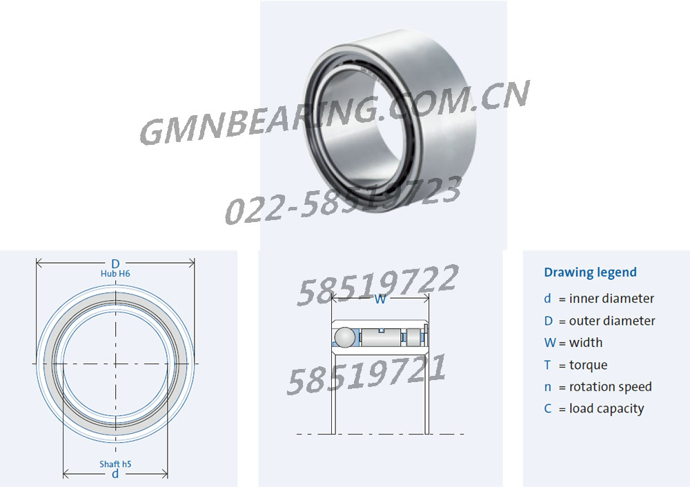 GMN FP442Z单向轴承特殊金属图纸