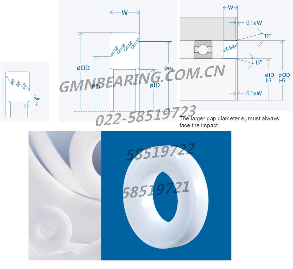 GMN S28X52X10油封特殊塑料图纸